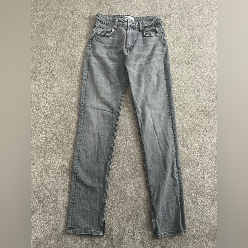 Zara Charcoal Denim Pants